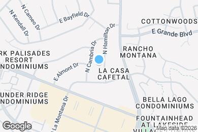 Map image of the property - Hillmar Townhomes
