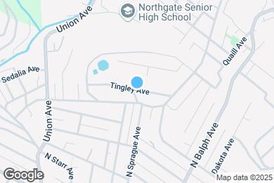 Map image of the property - 603 Tingley Ave