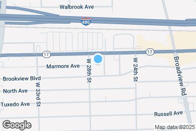Map image of the property - 5222 W 26th St