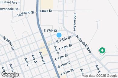 Map image of the property - 608 E 15th St