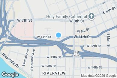 Map image of the property - Comfortable living in Downtown Tulsa!
