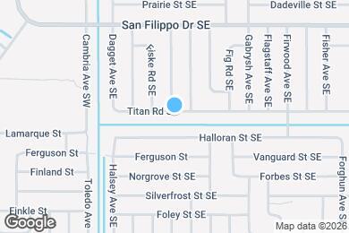 Map image of the property - 216 Titan Rd SE