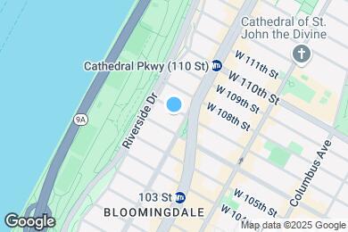 Map image of the property - 302 W 107th St