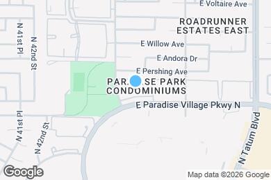 Map image of the property - 4444 E Paradise Village Pkwy N