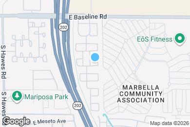 Map image of the property - 8740 E Kiowa Ave