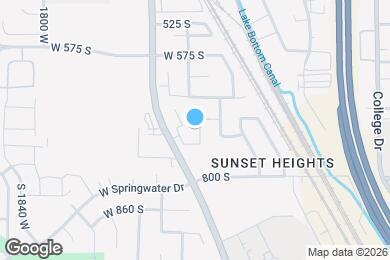 Map image of the property - 716 S 1525 W