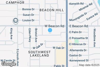 Map image of the property - 313 W Palm Dr