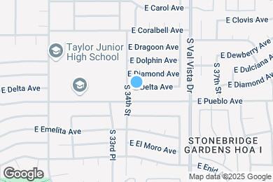 Map image of the property - 3415 E Delta Ave