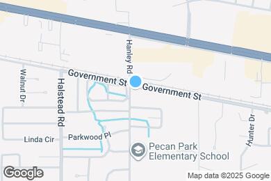 Map image of the property - 100 Pecan Park Dr