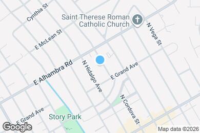 Map image of the property - 429 N Cordova St