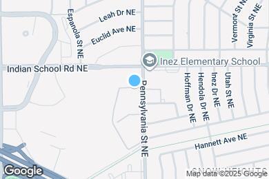 Map image of the property - 1601 Pennsylvania St NE