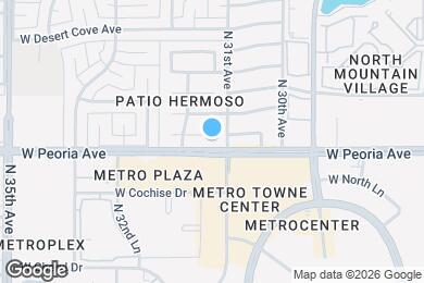 Map image of the property - 3115 W Becker Ln