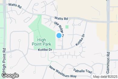 Map image of the property - 878 Sky Ridge Dr