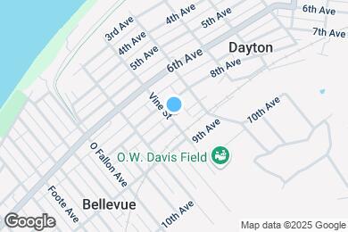 Map image of the property - 815 Vine St