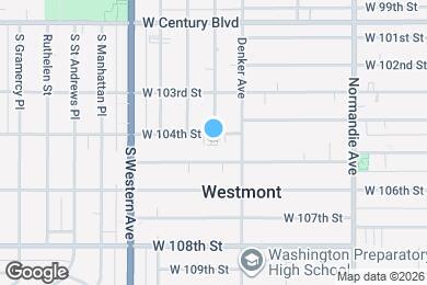 Map image of the property - 1630 W 104th St