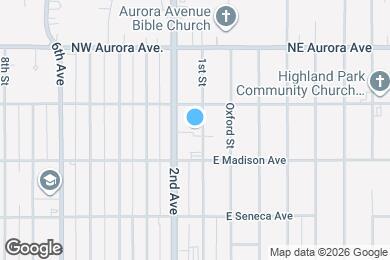 Map image of the property - 4024 1st St