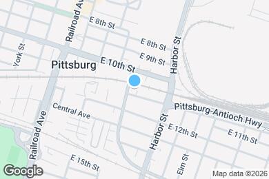 Map image of the property - 411 E Santa Fe Ave