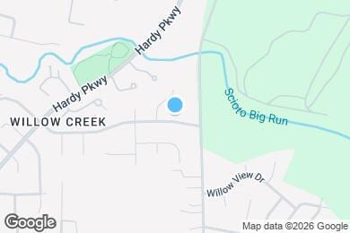 Map image of the property - 1600 Rock Creek Dr