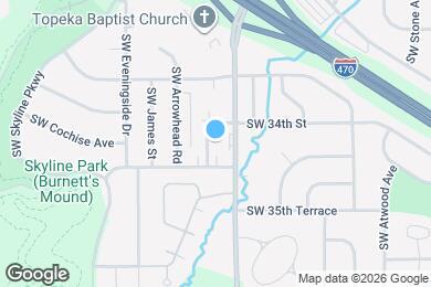 Map image of the property - 3414 SW Burnett Rd