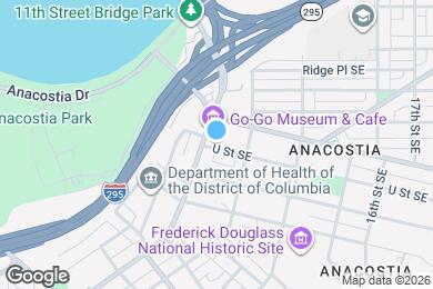 Map image of the property - 1214 U St SE