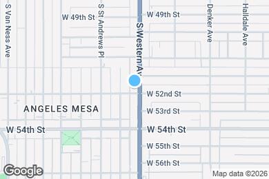 Map image of the property - 5179 S Western Ave