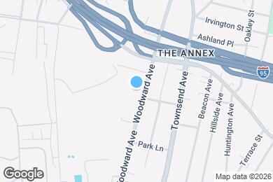 Map image of the property - 694 Woodward Ave