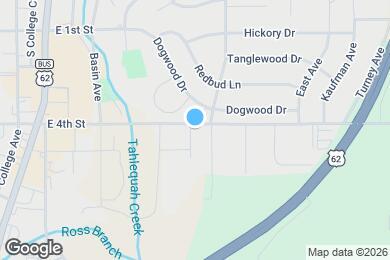 Map image of the property - 418 E 4th St