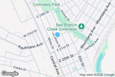 Map image of the property - 2164 Jackson St