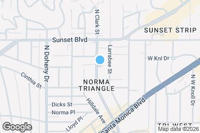 Map image of the property - 954 San Vicente Blvd