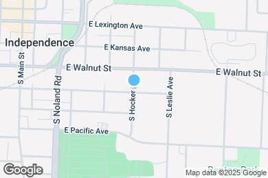 Map image of the property - 327 S Hocker Ave