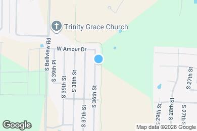 Map image of the property - 6013 S 36th St