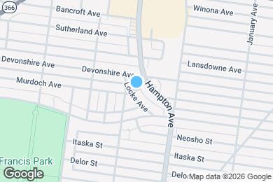 Map image of the property - 4632 Locke Ave