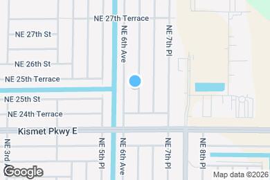 Map image of the property - 2506 NE 6th Pl