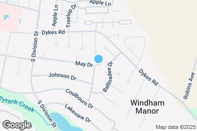 Map image of the property - 1499 May Dr