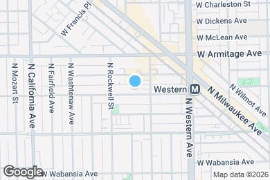 Map image of the property - 2522 W Cortland St