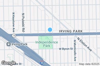 Map image of the property - 3806 W Irving Park Rd