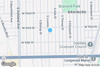 Map image of the property - 9325 S Loomis St
