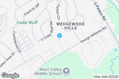 Map image of the property - Bear Creek Apartments