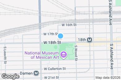 Map image of the property - 1854 W 18th St