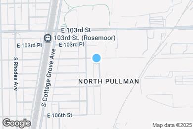 Map image of the property - 10410 S Maryland Ave