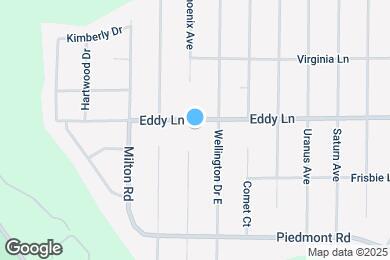 Map image of the property - 1105 Eddy Ln