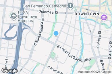 Map image of the property - 319 S Flores St