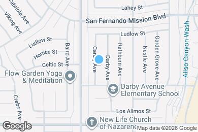 Map image of the property - 10914 Canby Ave