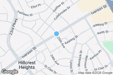 Map image of the property - 4003 25th Ave