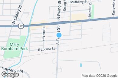Map image of the property - 234 S Ewing St
