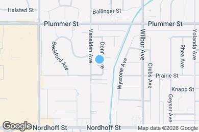 Map image of the property - 9321 Donna Ave