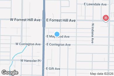 Map image of the property - 210 E Maywood Ave