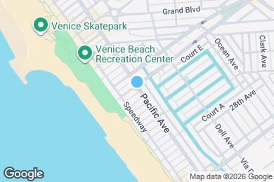 Map image of the property - 40 S Venice Blvd