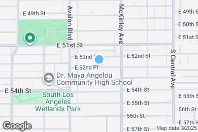 Map image of the property - 705 E 52nd Pl