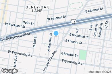 Map image of the property - 4841 N Howard St
